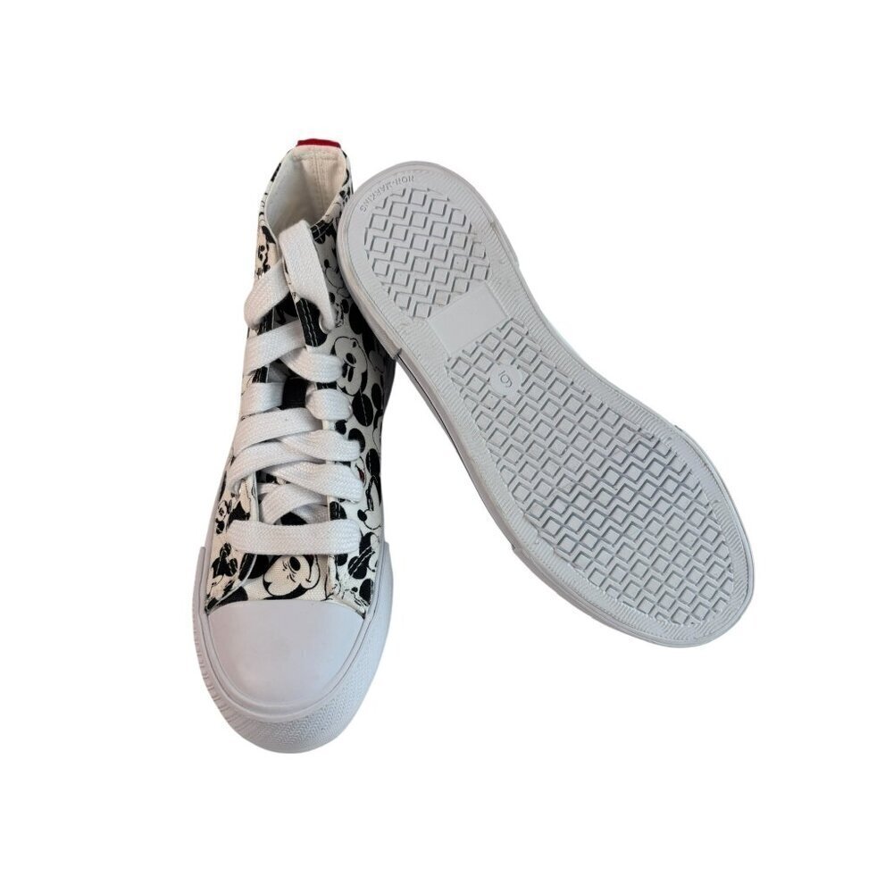 Disney Mickey Mouse White High Tops - Picture 4 of 6
